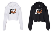 Load image into Gallery viewer, FOXES REUNION OFFICIAL BELLA + CANVAS Women's Crop Hoodie Sweatshirt - 7502
